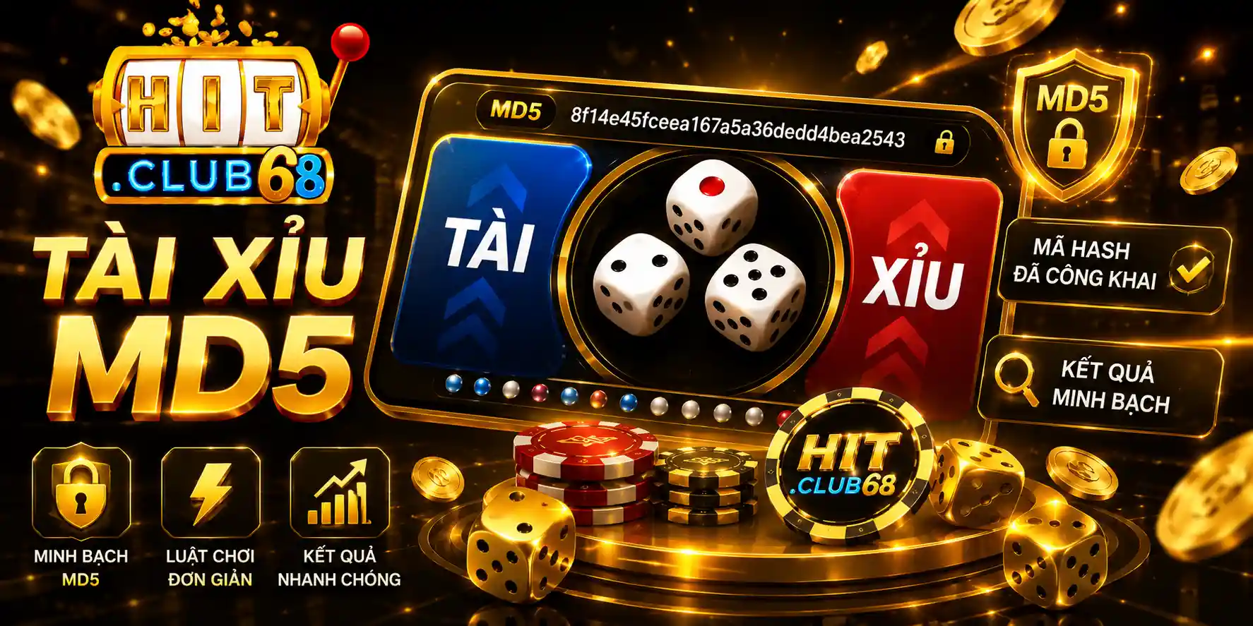 Giải mã luật chơi tài xỉu MD5 Hitclub chi tiết từ A Z Giải mã luật chơi tài xỉu MD5 Hitclub chi tiết từ A Z