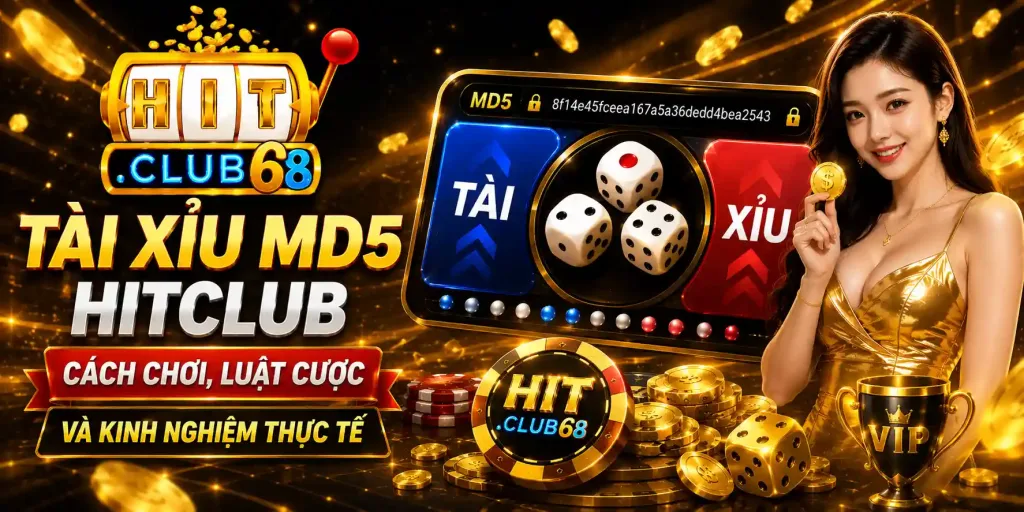 Tài Xỉu MD5 Hitclub - Cách Chơi, Luật Cược Và Kinh Nghiệm Thực Tế Tài xỉu MD5 Hitclub Cách chơi, luật cược và kinh nghiệm thực tế